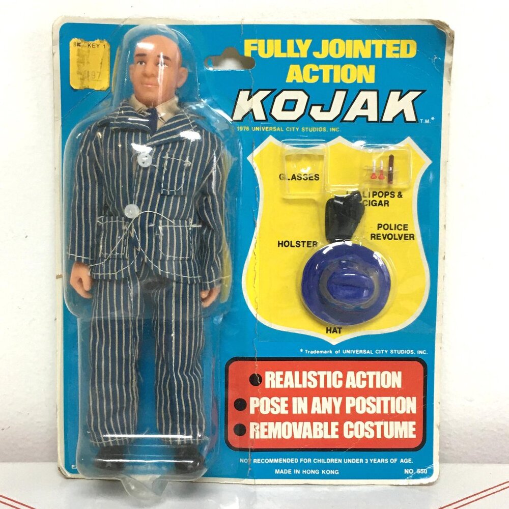 Vintage 1976 "Telly Savalas as Kojak" Action Figure Kit - Sealed